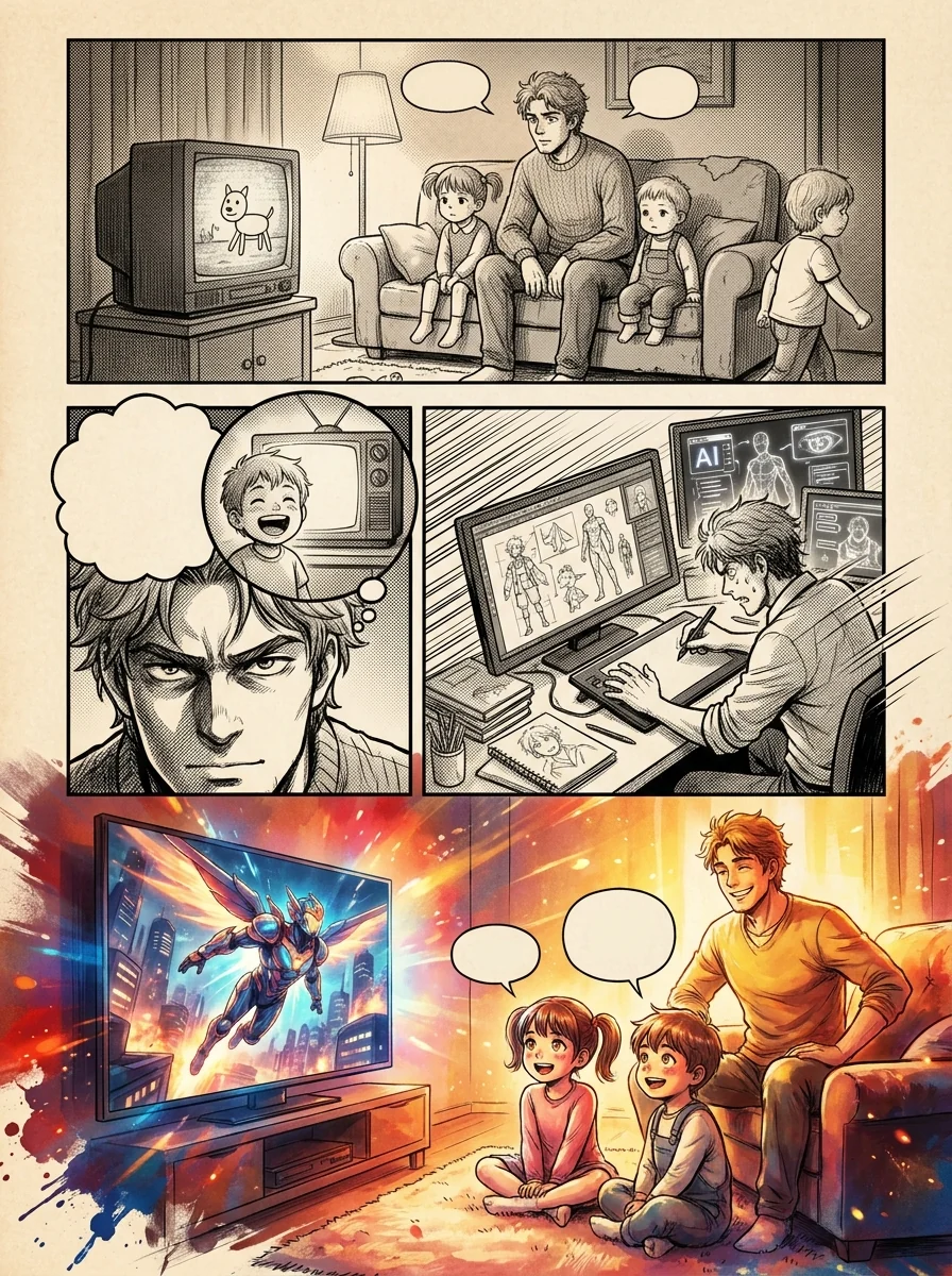 Die Gründungsgeschichte von UNMERCY als Comicseite